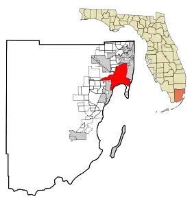 Localisation de Miami