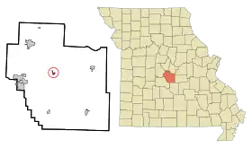 Localisation de Tuscumbia