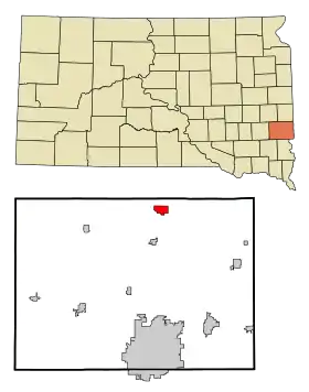 Localisation de Dell Rapids