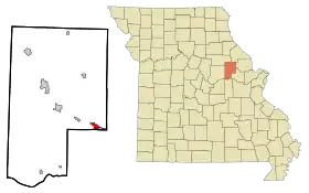 Localisation de Jonesburg