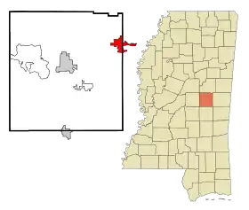 Localisation de Bogue Chitto