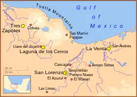 La sierra de Los Tuxtlas au Mexique.