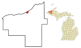 Localisation de Ontonagon