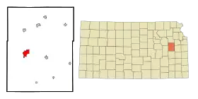 Localisation de Osage City