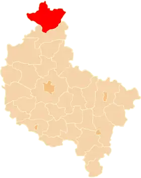 Localisation de Powiat de Złotów