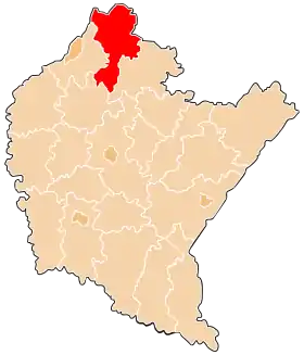 Localisation de Powiat de Stalowa Wola