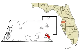 Localisation de Zephyrhills