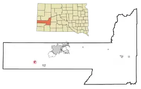 Localisation de Hill City