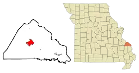 Localisation de Perryville