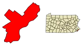 Localisation de Philadelphie