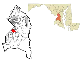 Localisation de Suitland-Silver Hill