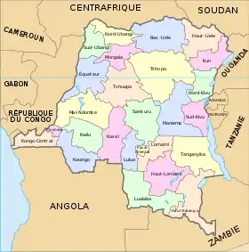 Carte de l'organisation