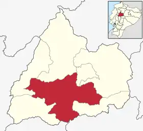 Localisation de Canton de Pujilí