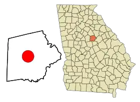 Localisation de Eatonton