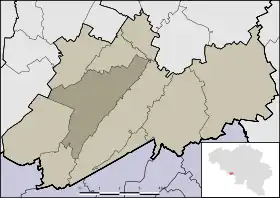 Localisation de Quévy-le-Petit