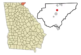 Localisation de Mountain City