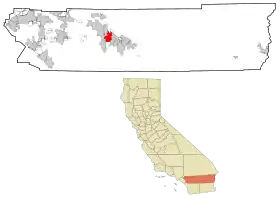 Localisation de Rancho Mirage