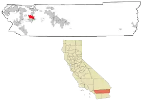 Localisation de San Jacinto