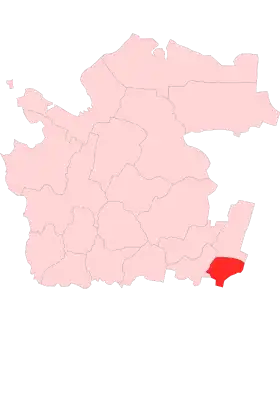 Localisation de Raïon de Vilegodsk