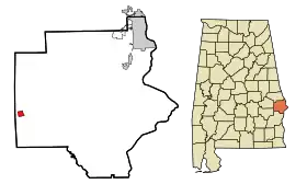 Localisation de Hurtsboro