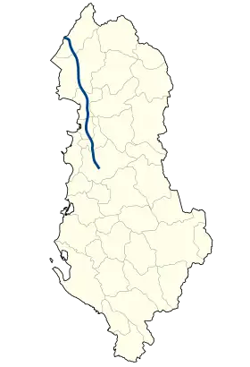 Image illustrative de l’article Route nationale 1 (Albanie)