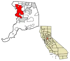 Localisation de Sacramento