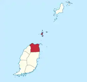 Localisation de Saint Patrick