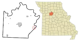 Localisation de Arrow Rock