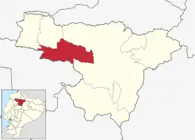 Localisation de Canton de San Miguel de Los Bancos