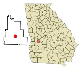 Localisation de Ellaville