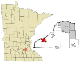 Localisation de Belle Plaine