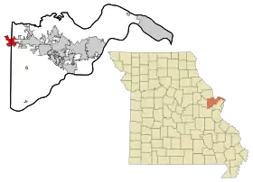 Localisation de Foristell