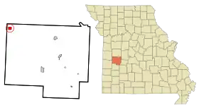 Localisation de Appleton City