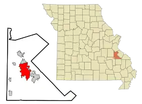 Localisation de Park Hills