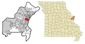 Localisation de University City