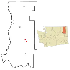 Localisation de Chewelah