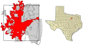 Localisation de Fort Worth