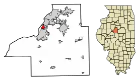 Localisation de North Pekin