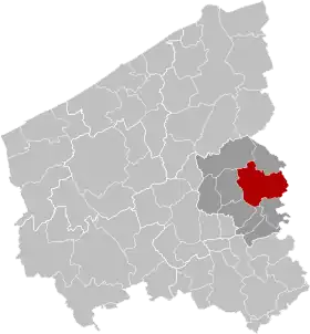 Localisation de Tielt