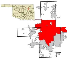 Localisation de Tulsa