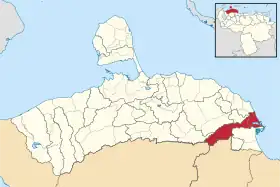 Localisation de Monseñor Iturriza