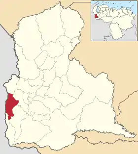 Localisation de Bolívar