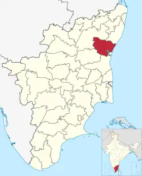 Localisation de District de Viluppuram