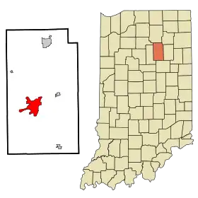 Localisation de Wabash