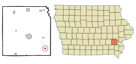 Localisation de Crawfordsville