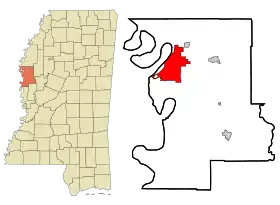 Localisation de Greenville