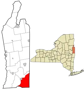 Localisation de White Creek