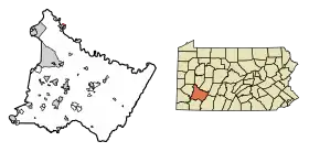 Localisation de East Vandergrift