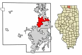 Localisation de Machesney Park