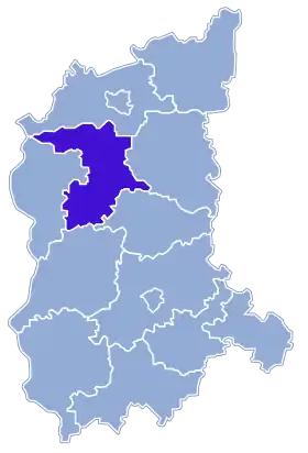Localisation de Powiat de Sulęcin